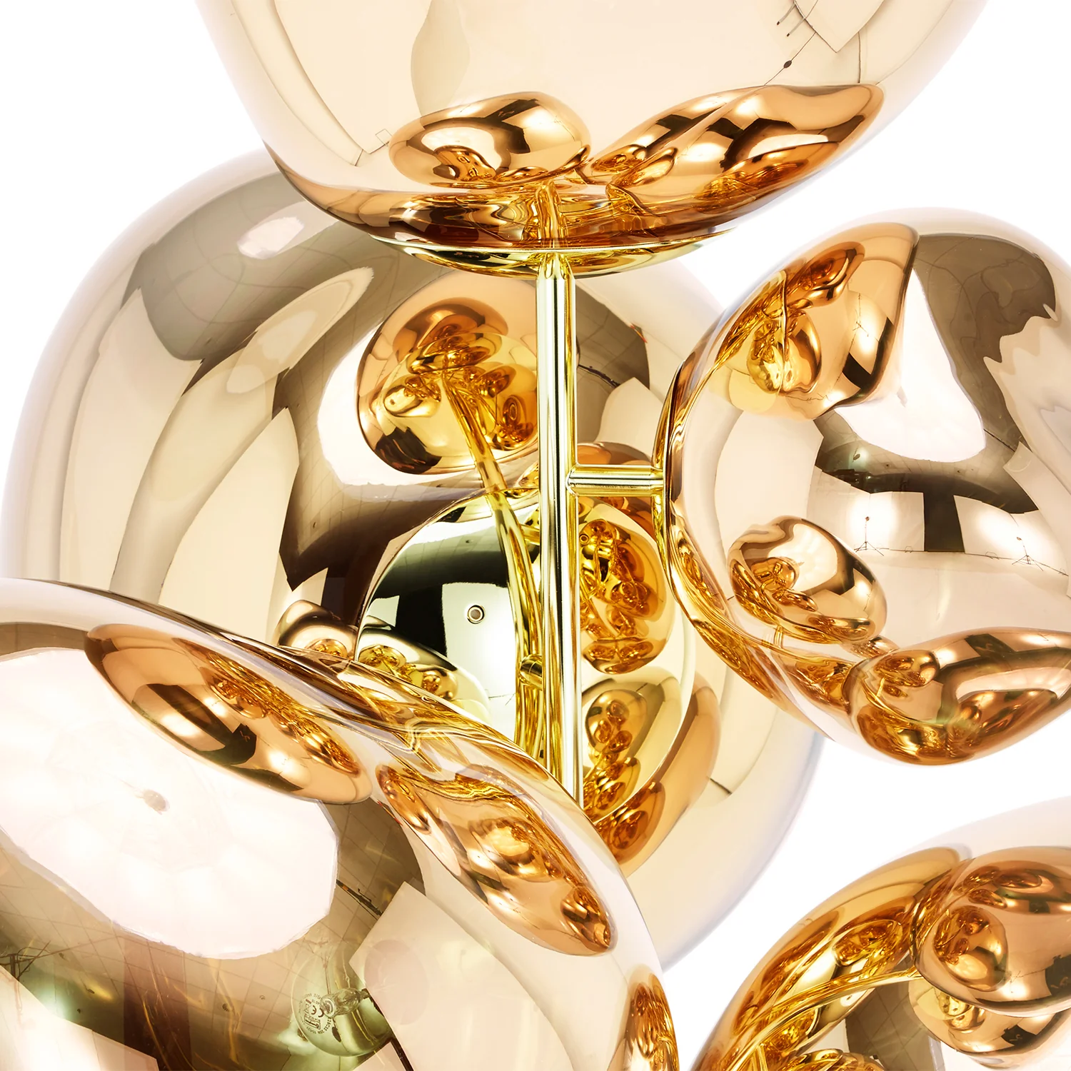 tom dixon | standing floor chandelier | gold + gold - LC - Image 6