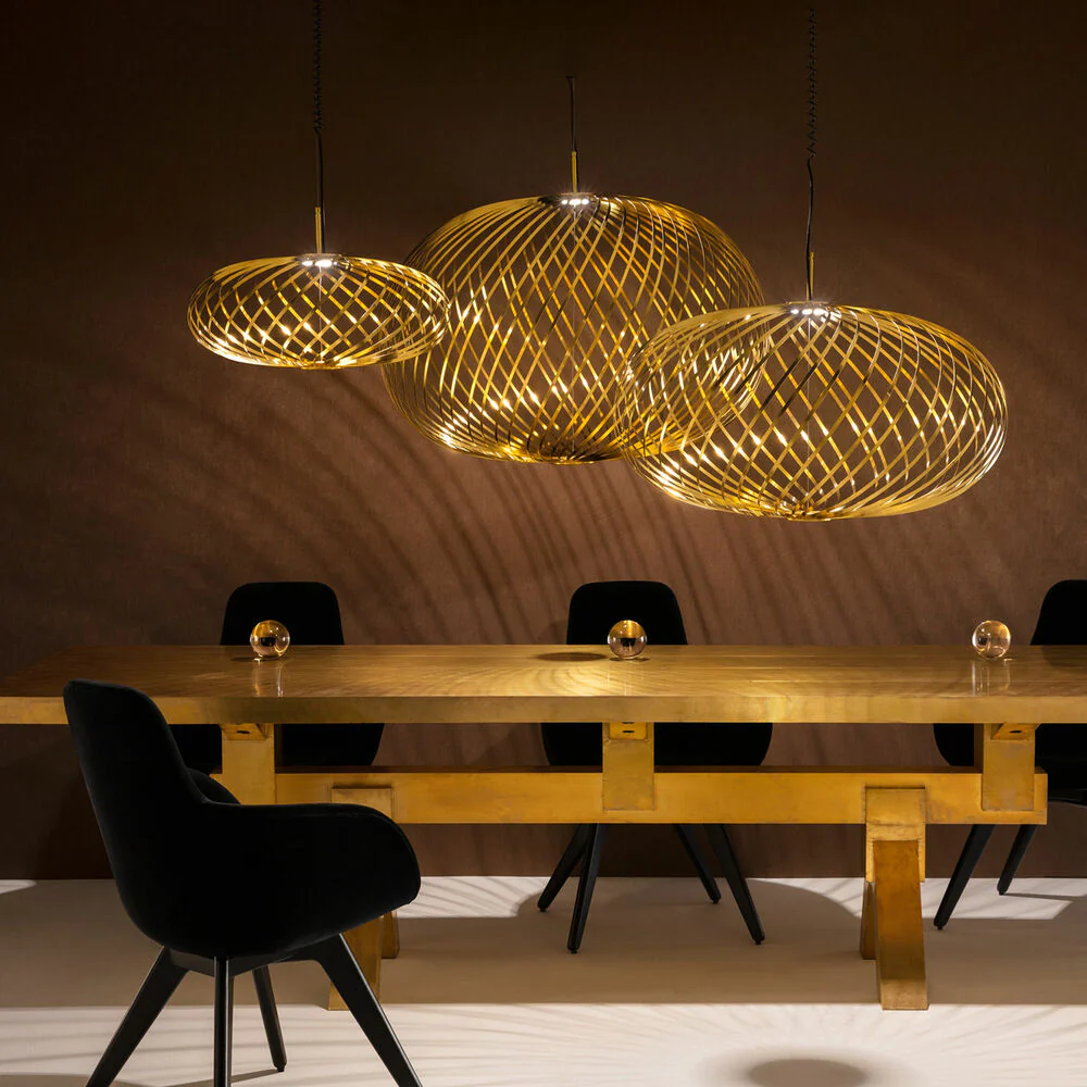 tom dixon | spring pendant light | brass medium - LC - Image 8