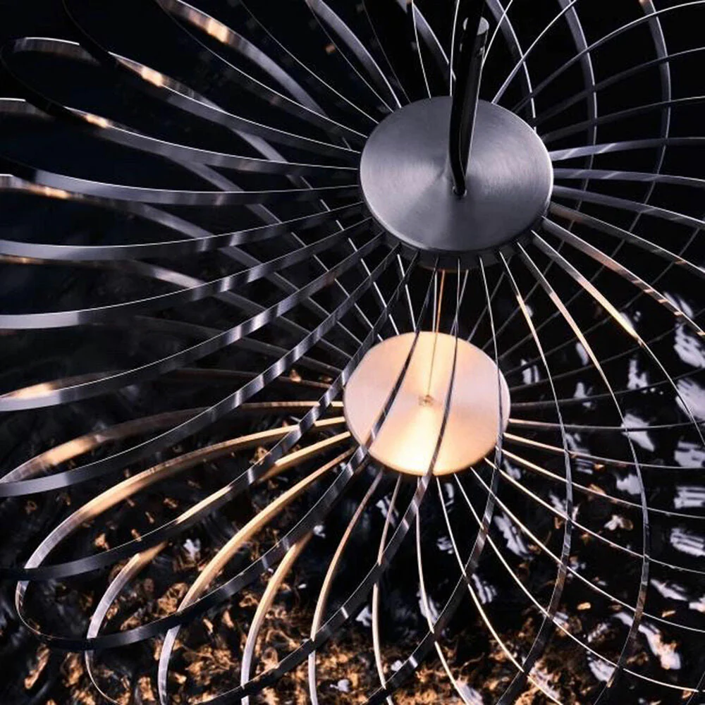 tom dixon | spring pendant light | silver large - DC - Image 10