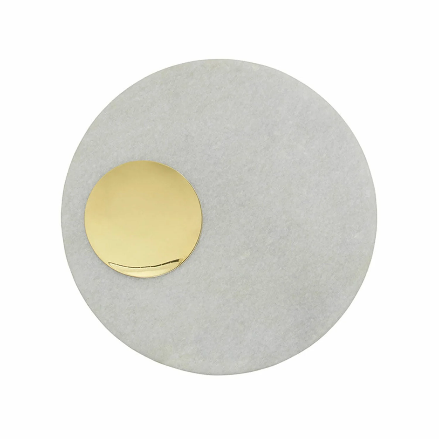 tom dixon | stone serving board - brass - LC