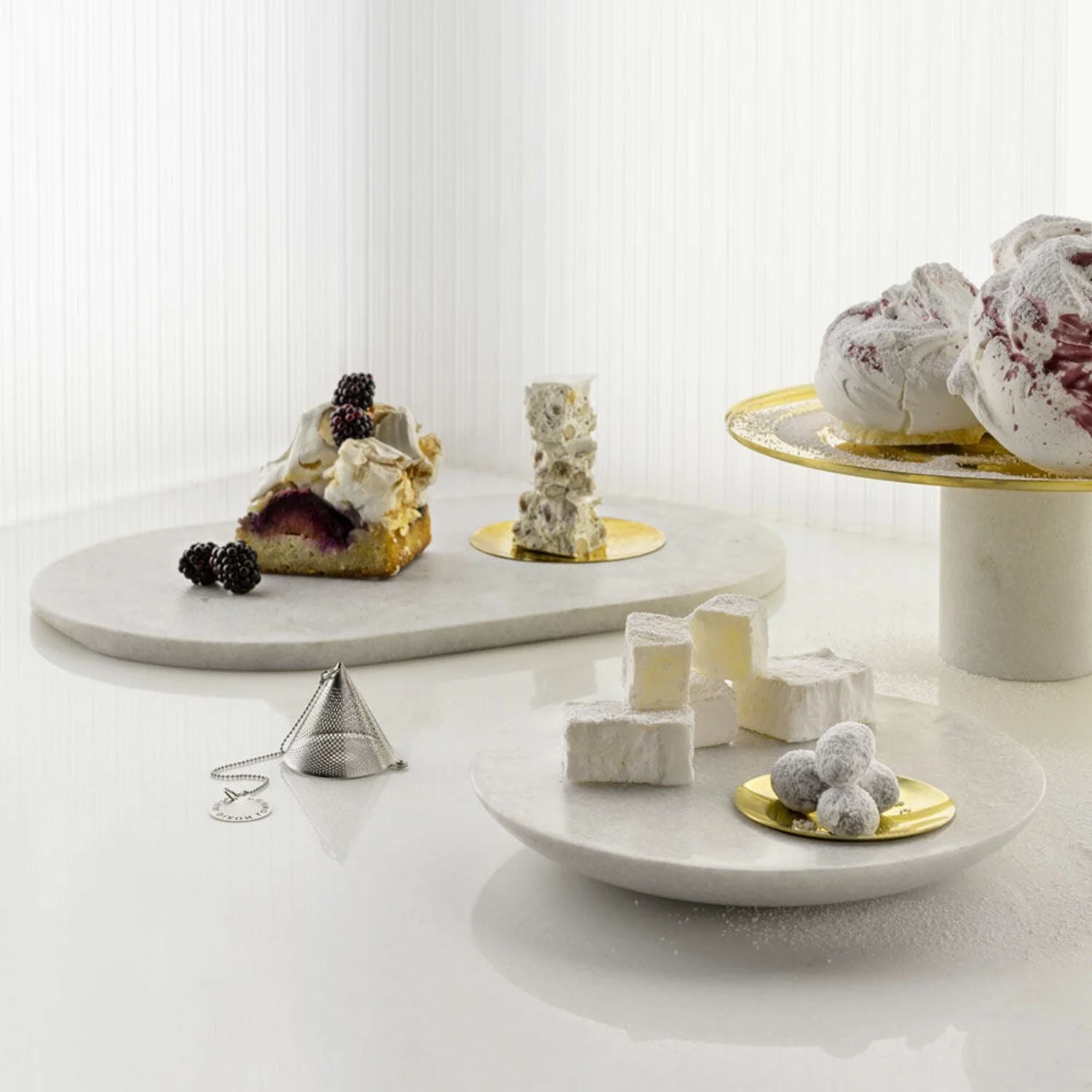 tom dixon | stone serving board - brass - LC - Image 9