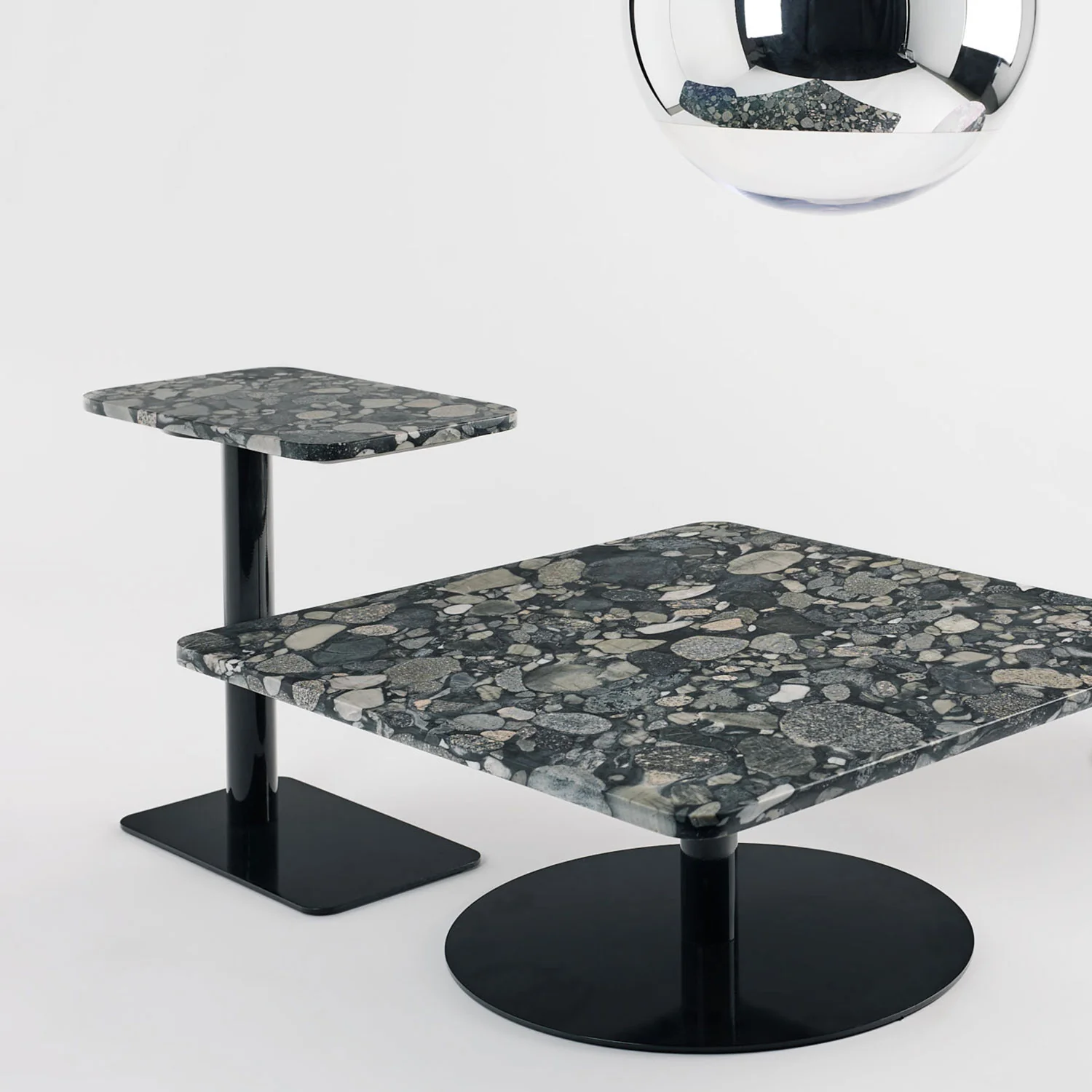 tom dixon | stone table rectangle | pebble marble - LC - Image 4