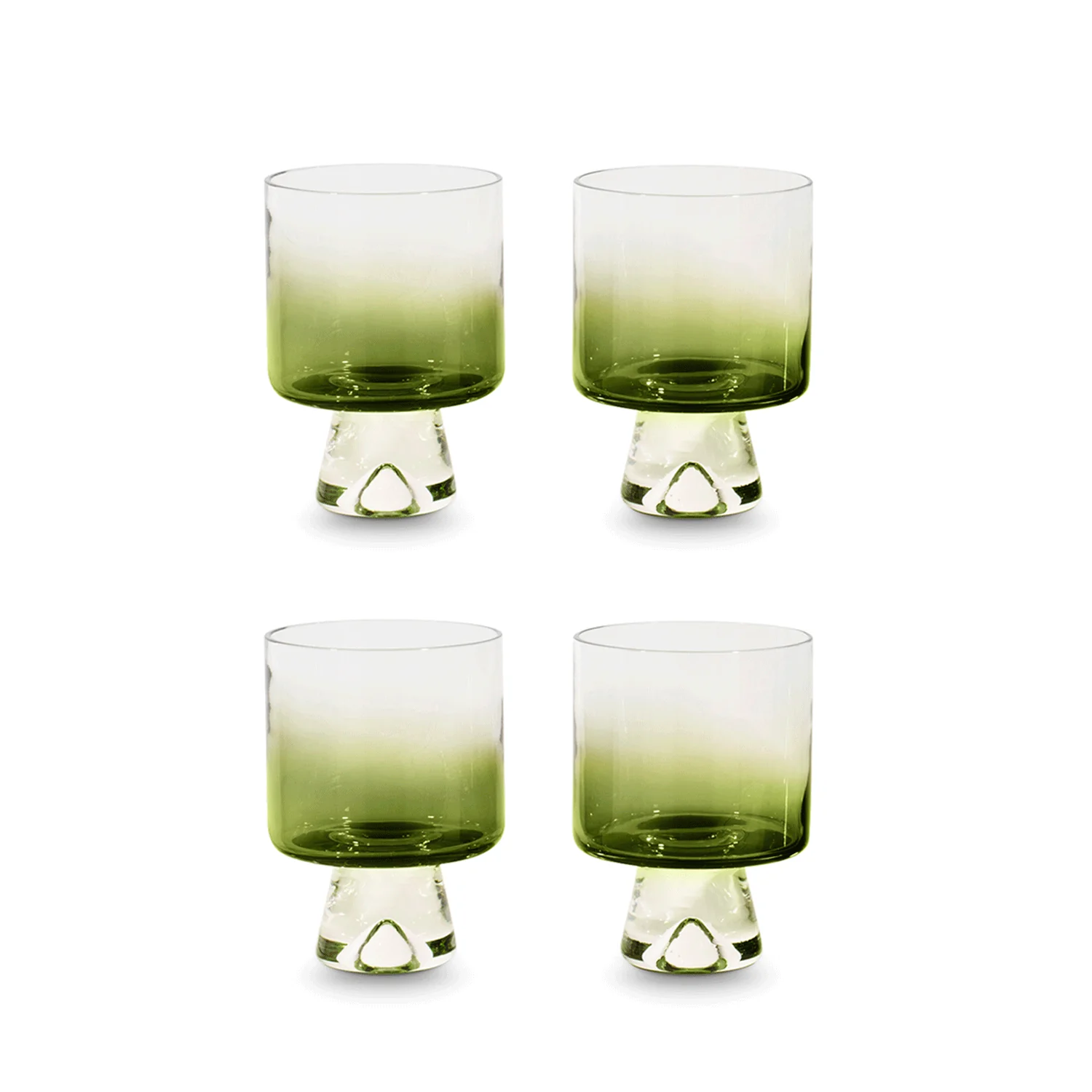 tom dixon | tank low ball glass | set of 4 | green - limited edition - LC