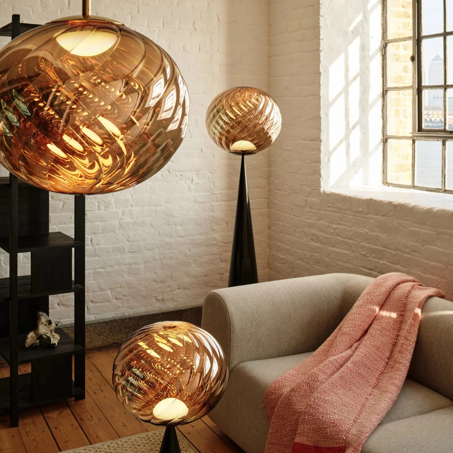 tom dixon | whirl large SHADE ONLY 45cm | gold - LC - Image 2
