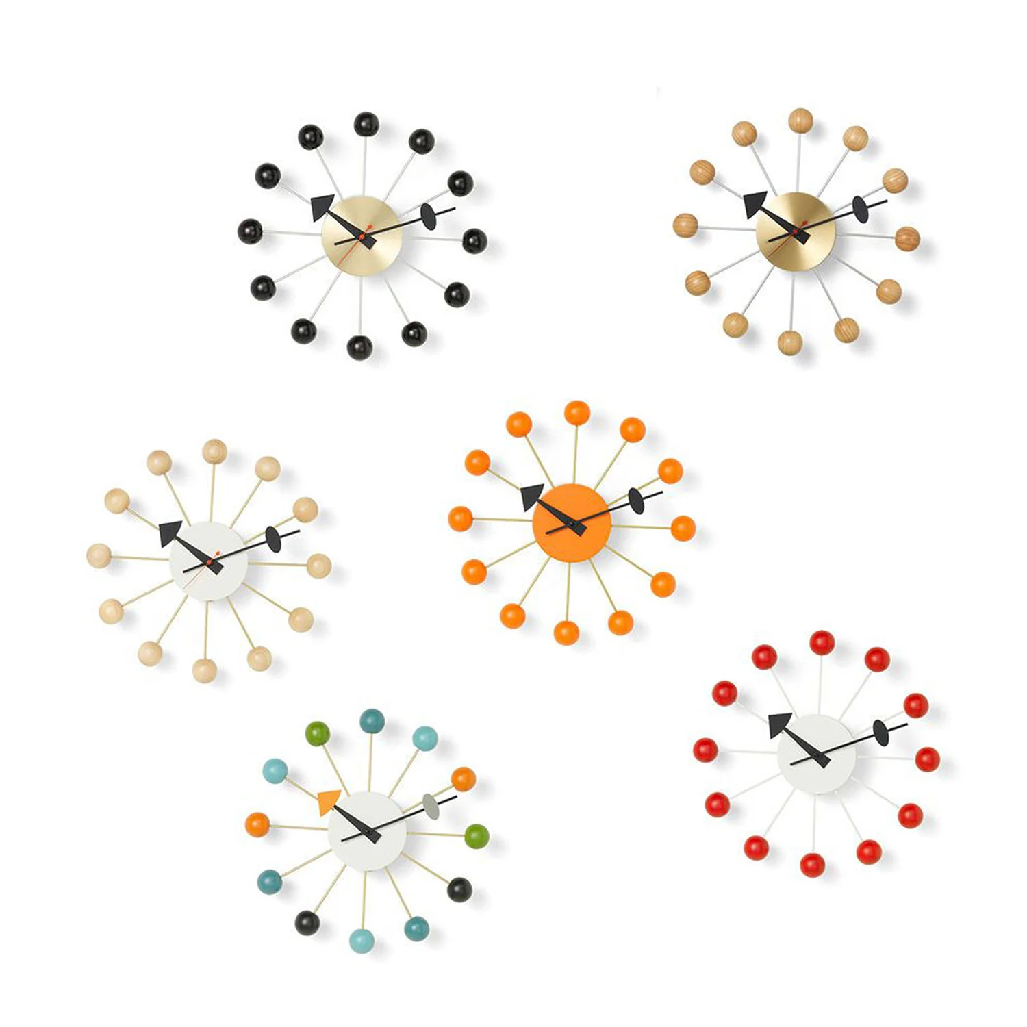 vitra | george nelson ball clock | natural beech - Image 3