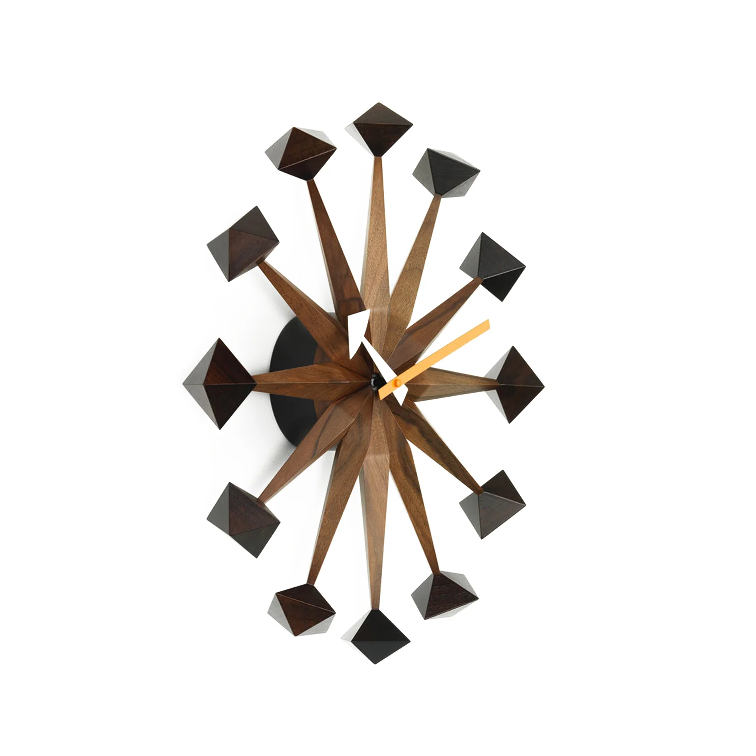 vitra | george nelson polygon clock | walnut - Image 3