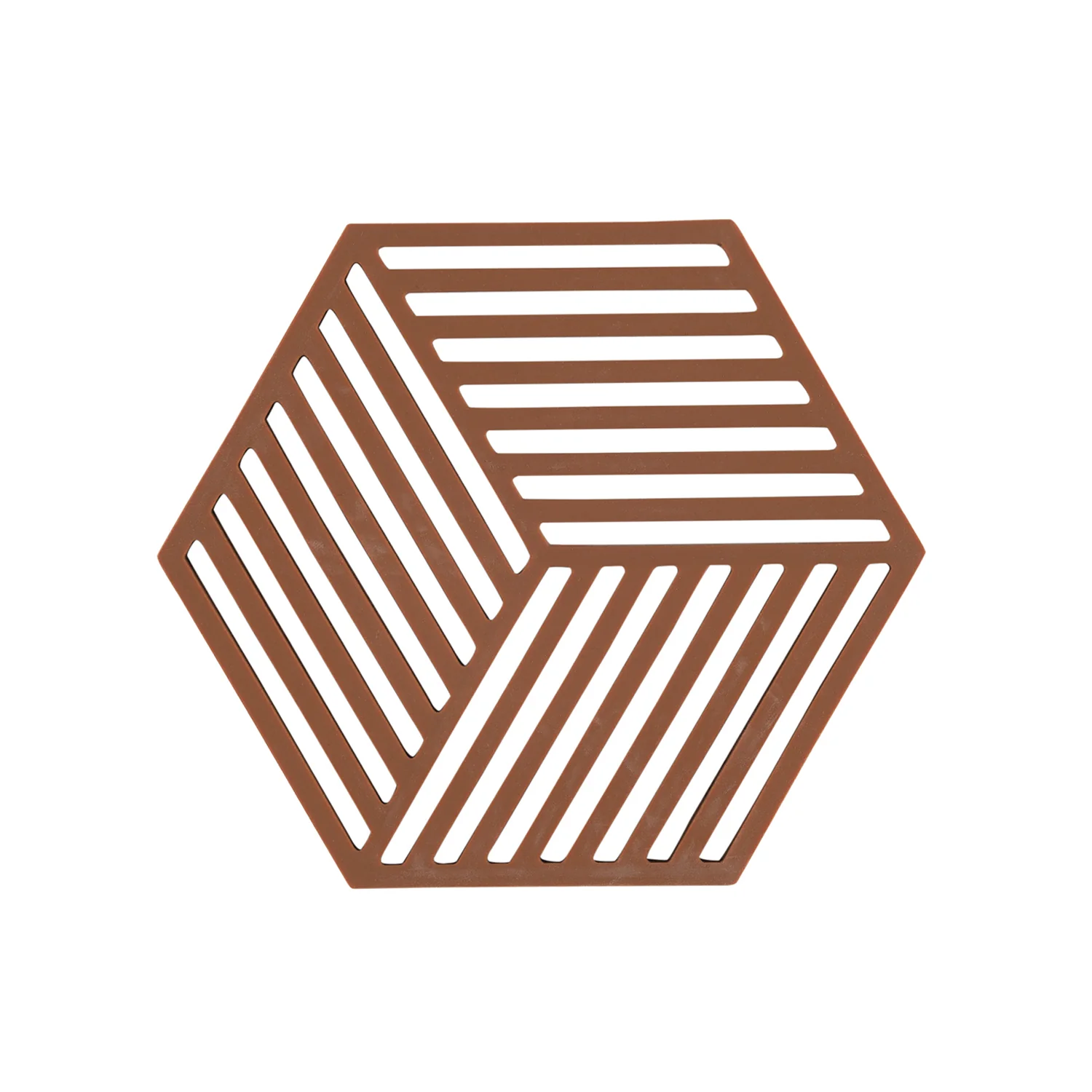 zone denmark | hexagon trivet | terracotta