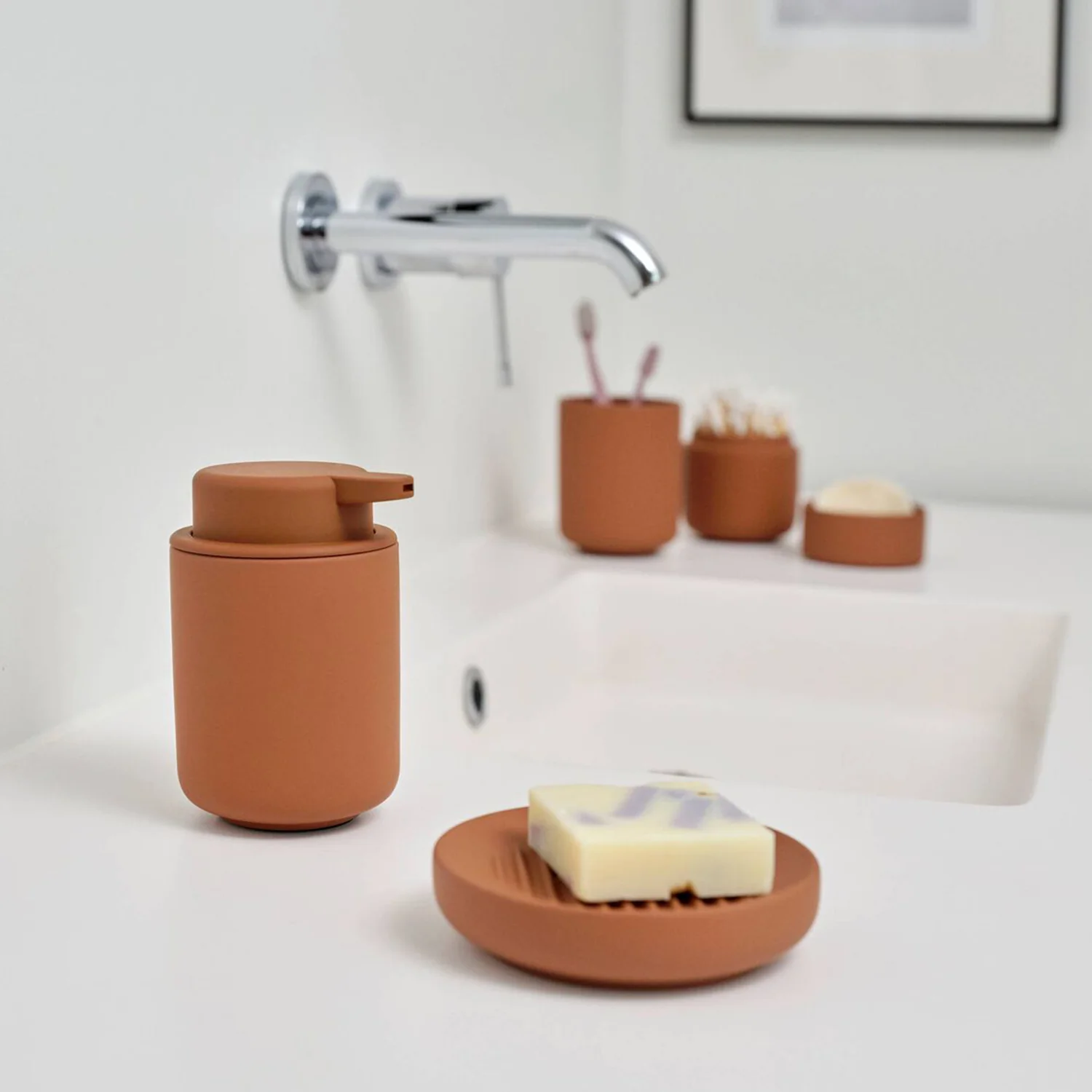 zone denmark | ume soap dispenser | terracotta 250ml - Image 2