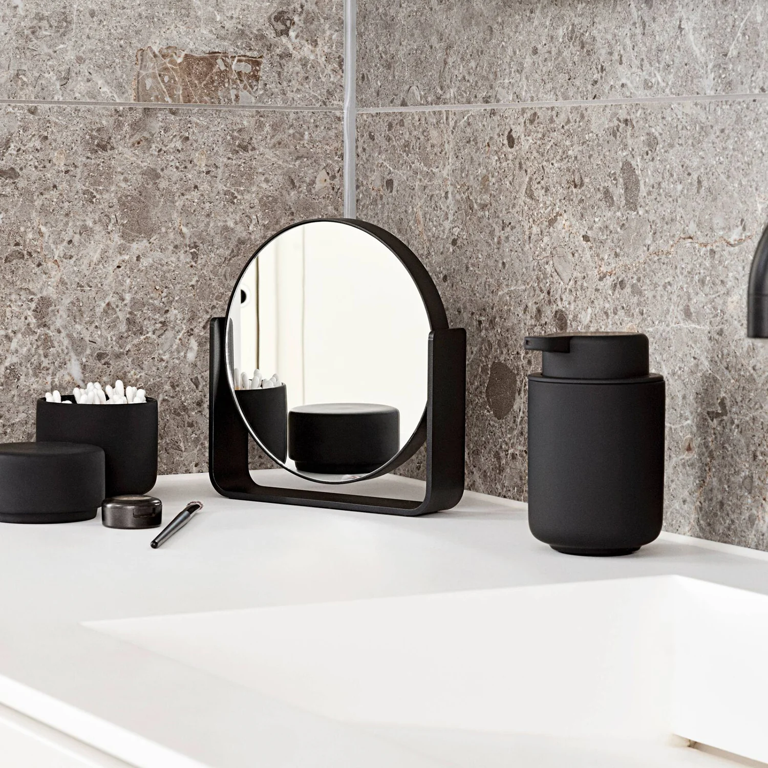 zone denmark | ume table mirror | black - Image 2